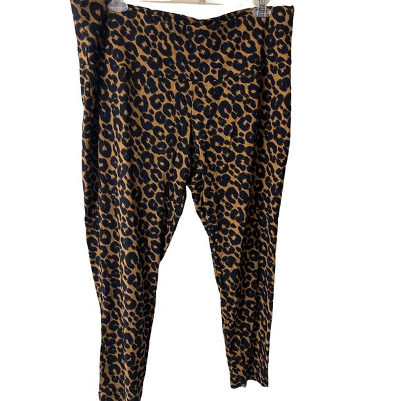 2 Pants Terra & Sky Women's High Rise Fitted Leggings & Skinny Mid-Rise JEGGING - Picture 5 of 8